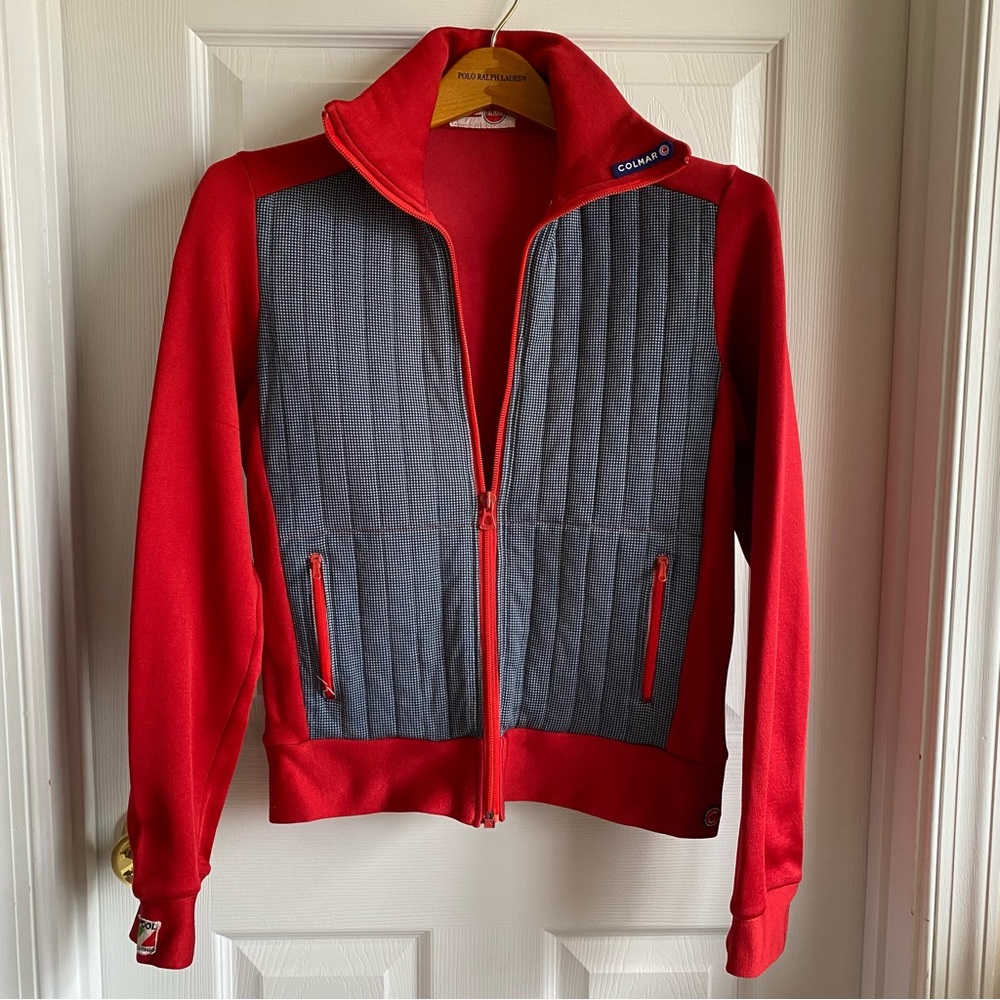 4/$20 Colmar Unlined Full Zip Jacket Italian Vintage Italy Ski